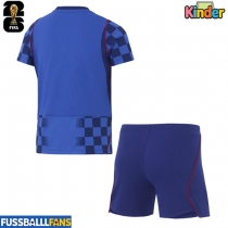 Kroatien Auswärts Trikotsatz Kinder WM 2026 Kurzarm (+ Kurze Hosen)